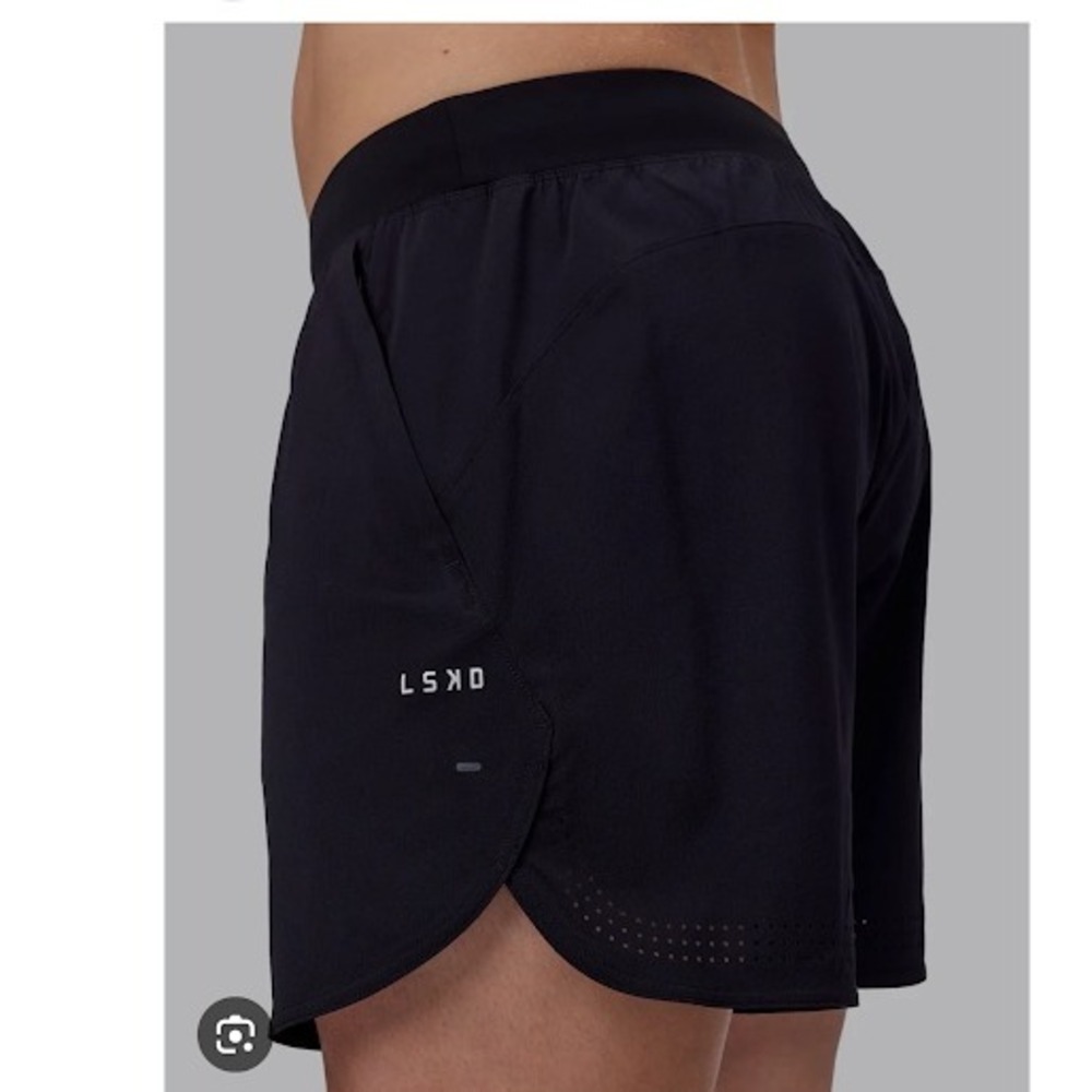 LKSd Lift 6 Inch Performance Reflective Shorts Black Mens Size‎ S New